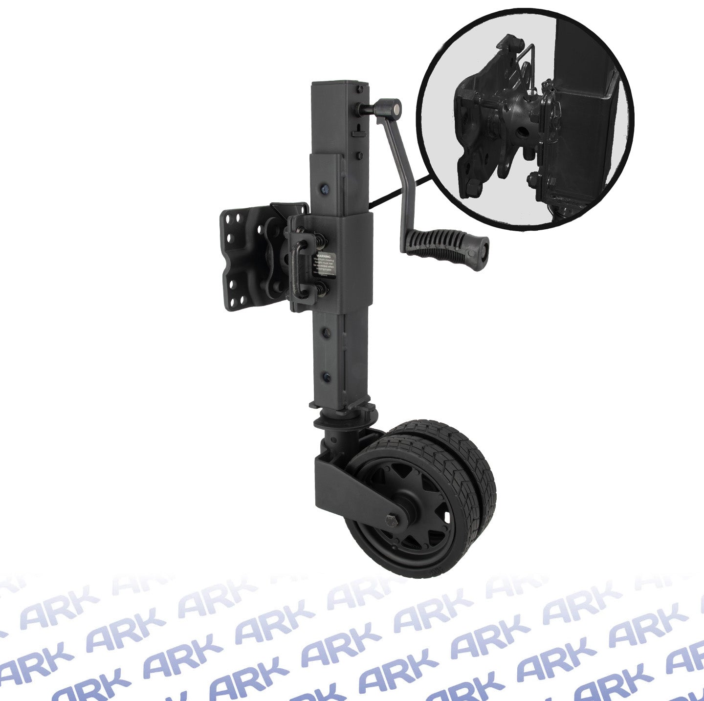 XO Tube Mount Trailer Jack 750 Black