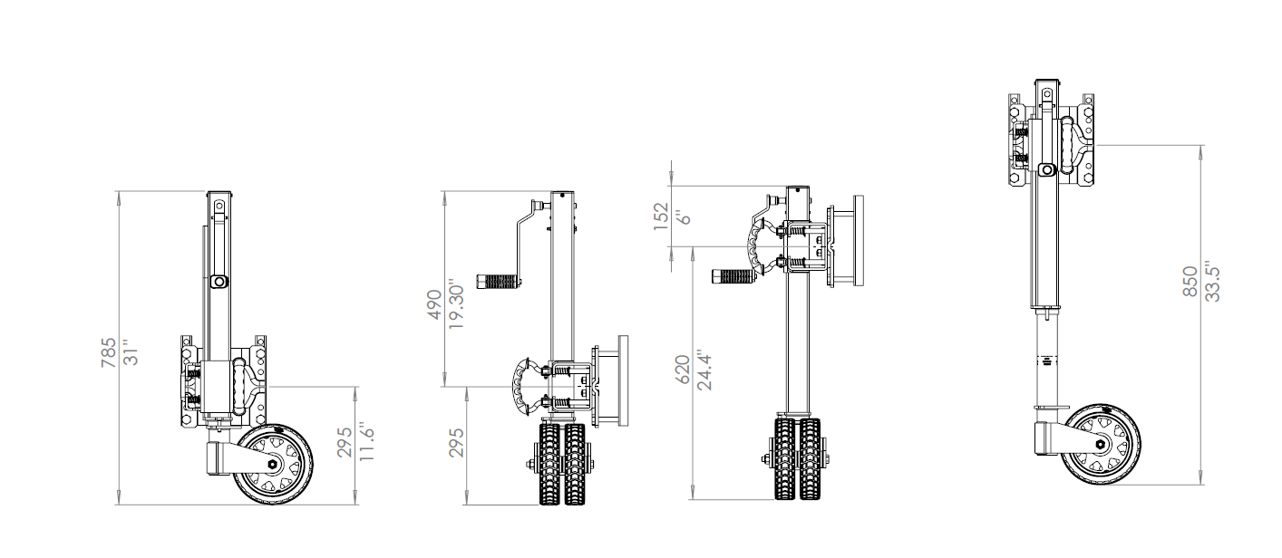 XO Trailer Jack 750 XL