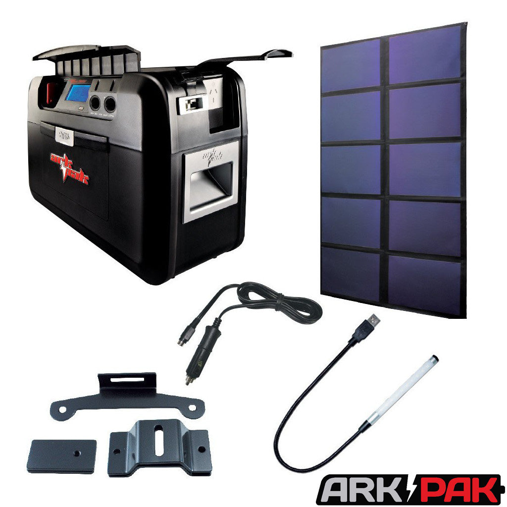 60 watts ArkPak 715 Solar Bundle
