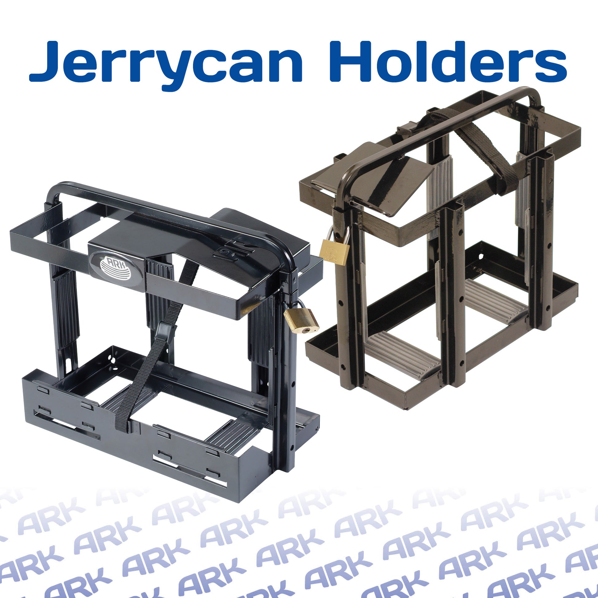 Jerry Can Holder, Top & Front Loading Jerry Can Holder