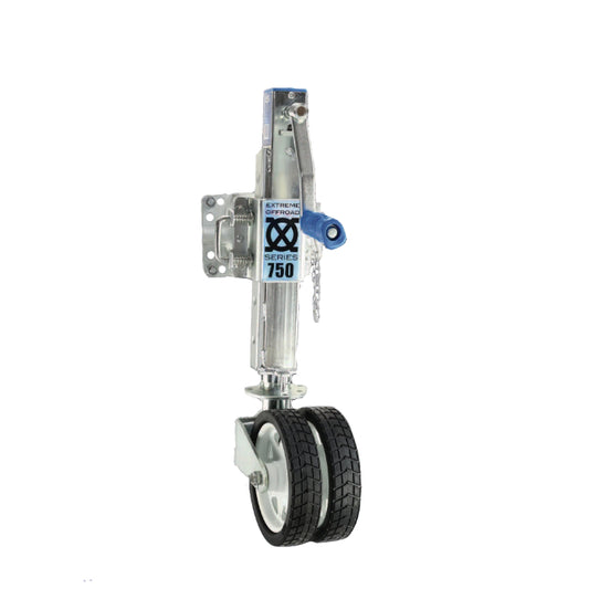 XO Tube Mount Trailer Jack 750 Silver